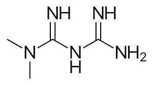 Structure of Metformin